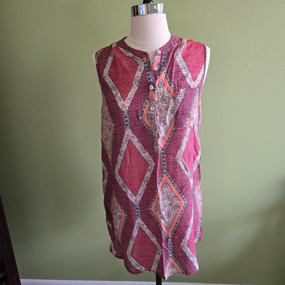 About a Girl Button Up Dress Size Large